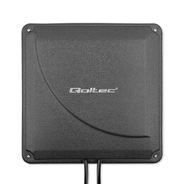 Antena amplificadora Qoltec 4G LTE DUAL MIMO | 35 dBi | 50 W | 2x SMA macho