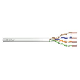 Cabo de instalação DIGITUS cat.5e, U/UTP, Dca, AWG24/1, LSOH, 500m, cinza, carretel