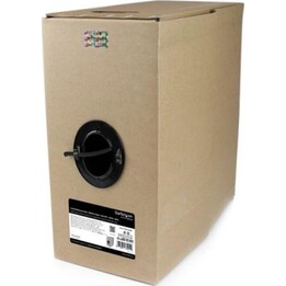 Startech Roll Coil Cavo di rete Cat6 CMR nero 304,8 m