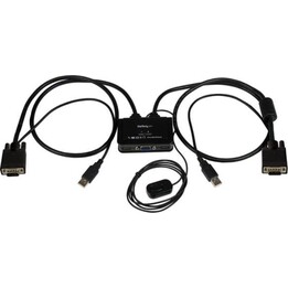 Switch Startech Switch KVM de 2 portas VGA USB com fio