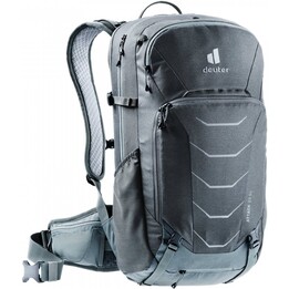 Mochila Deuter Attack 22 EL Graphite Shale Protetor Certificado TÜV/GS para bicicletas de montanha