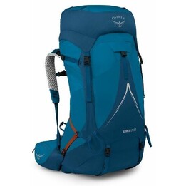 Sac à dos d'expédition léger Osprey Atmos AG LT 50 Night Shift / Scoria Blue pour hommes (petit/moyen)