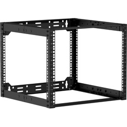 Caymon OPR509A / B Professional 9U Open Frame Wall Rack 19 Inch Adjustable Depth Black