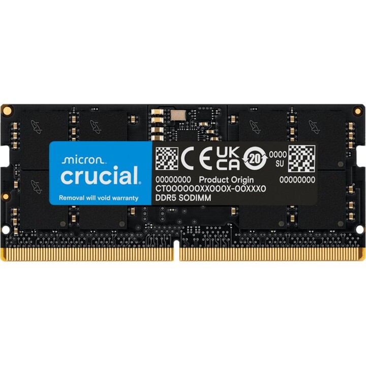 Crucial 24GB DDR5 5600MHz CL46 Laptop Memory Laptop RAM SODIMM CT24G56C46S5