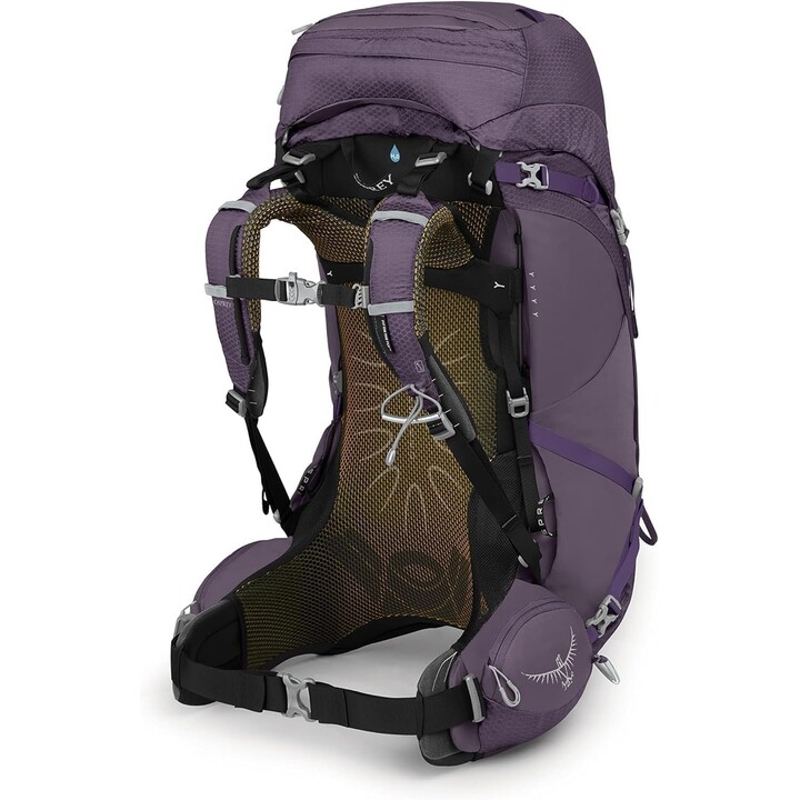 Mochila Osprey Aura AG LT 50 Antidote Morado Mujer Mediana Grande Profesional Ligera