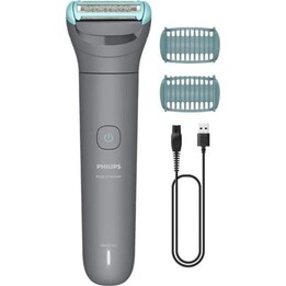 Philips Bodygroom BG3480/15 Rasoir corporel sans fil 80min Wet & Dry 2 peignes