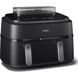 Philips 5000 Series Air Fryer NA551/00 | 9 L | 2750 W | Black, Silver