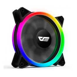 Darkflash DR12 Pro Gaming-Gehäuselüfter / 120 mm / A-RGB / 3er-Pack / Controller und Fernbedienung inklusive / Weiße Lüfterblätt