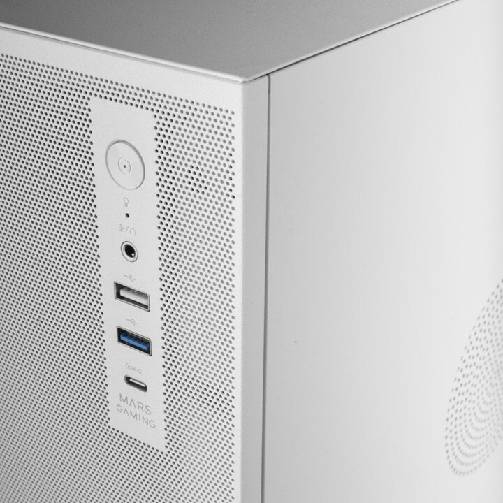 Mars Gaming Mc-meshpro PC Tower Microatx Airmesh Pro System Usb-c Branco