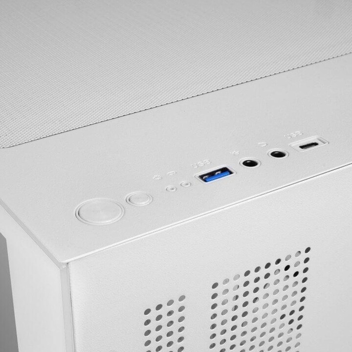 Torre PC Mars Gaming Mc-cube Caja Pc Microatx Formato Cubo Cristal Templado Argb Blanco