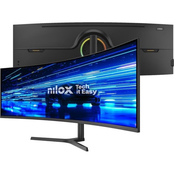 Monitor Nilox NXM49CRVDC2 49" Dual QHD 165Hz VA Curvo Altavoces Ajuste altura