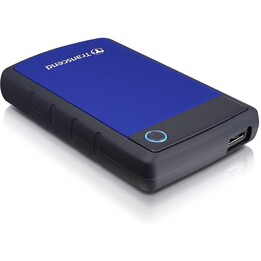 Disco duro externo | TRANSCEND | StoreJet | 1 TB | USB 3.0 | Color azul | TS1TSJ25H3B