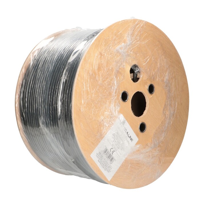 Cabo de rede externo Extralink Cat5e FTP (f/utp) com revestimento em gel, 305 m