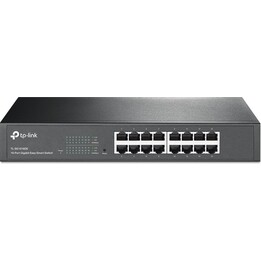 TP-Link TL-SG1016DE Switch de rede de 16 portas Gigabit Easy Smart Managed para montagem em bastidor