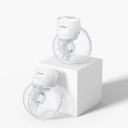 Extractor de Leche Momcozy S12 Pro Doble Blanco, 180ml