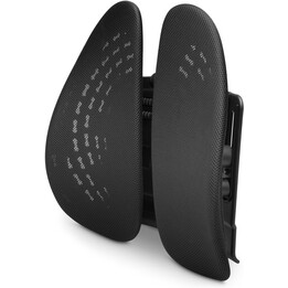 Kensington SmartFit Conform Back Rest K60412WW Height Adjustable Lumbar Support Black