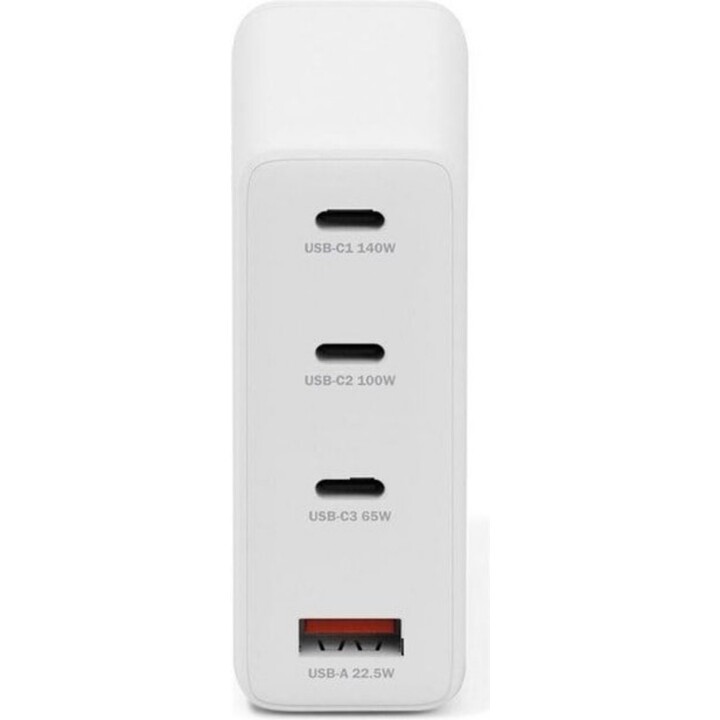 Adaptador de corrente de viagem Digitus DA-10305 com 2x USB-A e 2x USB-C 15,5W Branco