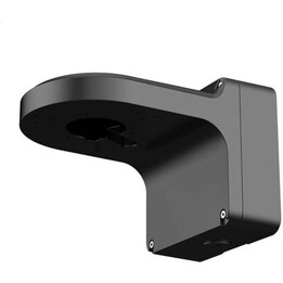 Dahua PFB206W-B Black Aluminum Wall Mount Bracket with Integrated Junction Box for Dome Cameras