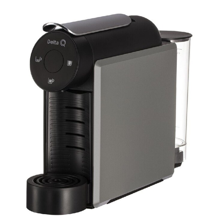 Máquina de café em cápsulas Delta Mini Qool / Cinza