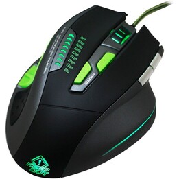 Keep Out X9PRO 8200 DPI Laser Gaming Mouse with 9 Programmable Buttons and Customizable Weights