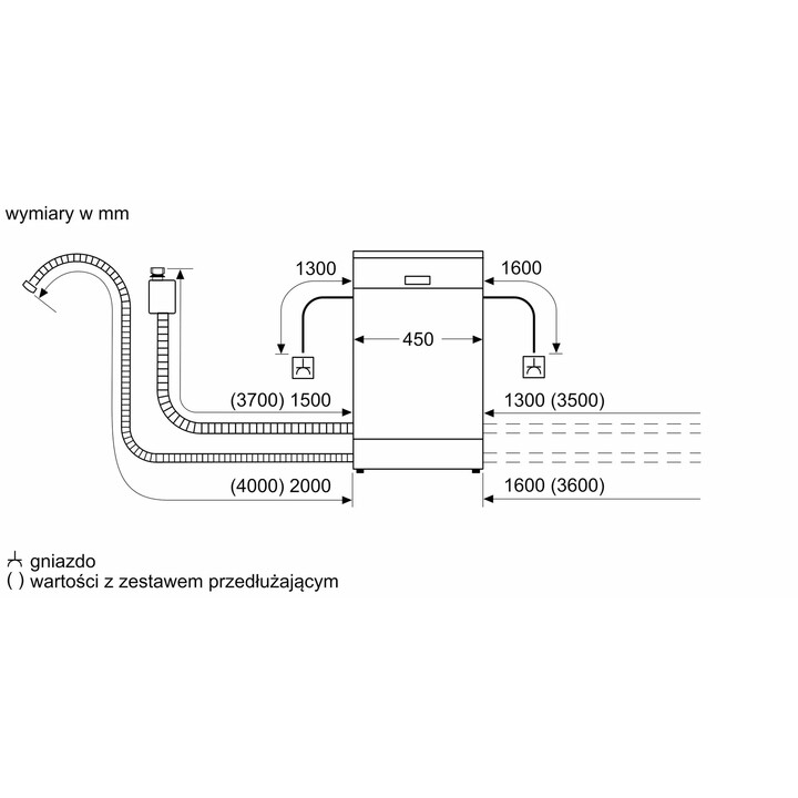 BOSCH SMH4HVX11E fully integrated dishwasher, 60 cm, Vario sliding hinges