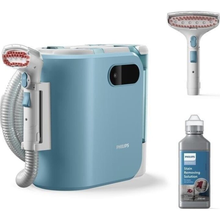 Philips 3000 XW3193/11 400 W kabelloser Zylinderstaubsauger mit LED-Licht - Kompakt