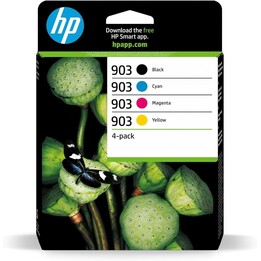 Cartouches d'encre originales CMYK HP 903 (4 lots) pour une impression professionnelle fiable et de haute qualité