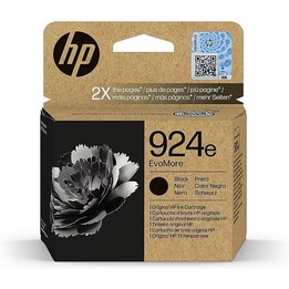 HP 924e EvoMore Black High-Capacity Original Ink Cartridge for Sustainable Professional Printing