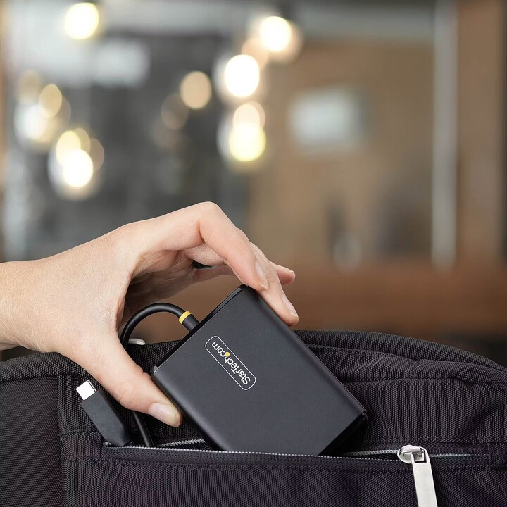 StarTech.com Caricatore da parete USB-C da 100 W con tecnologia GaN e consegna di energia USB-A/USB-C a 2 porte