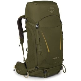 Osprey Kestrel 48 Rugged Men's Trekking Backpack with AirScape Backpanel and Integrated Raincover