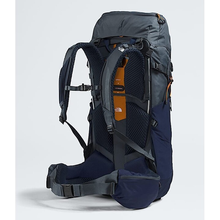 The North Face Trail Lite 50 Backpack Granite Grey/Summit Navy/Dust Orange Size L/XL