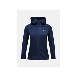 Bluza rozpinana damska Peak Performance Rider Essentials Zip Hood - blue shadow/blue shadow rozmiar: s