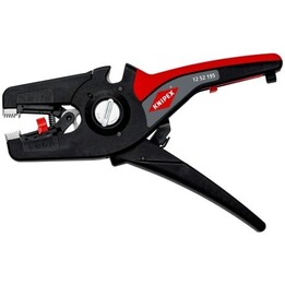 Decapador de fios Knipex PreciStrip16, preto e vermelho.