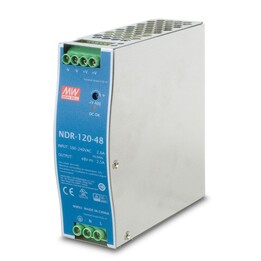 PLANET PWR-120-48 unidad de fuente de alimentación 120 W Azul, Gris