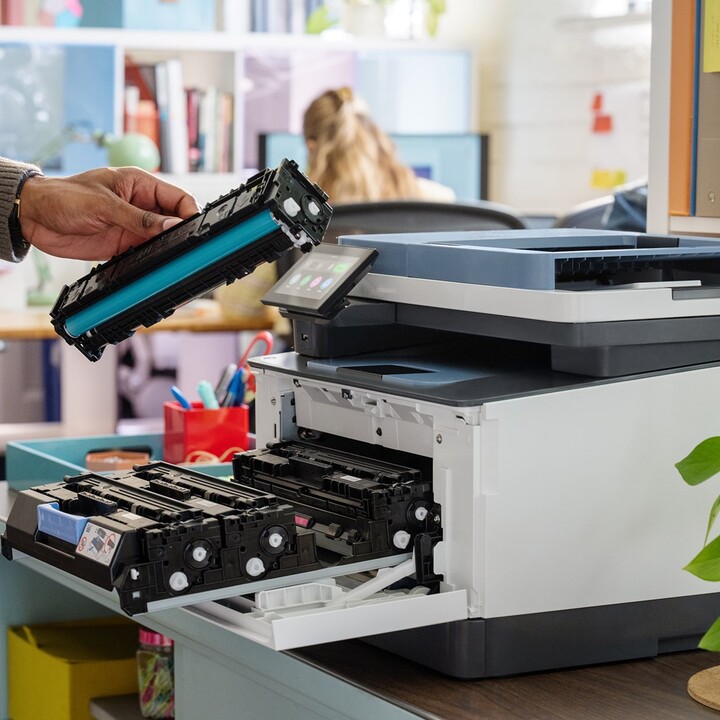 499Q8F HP LaserJet Pro 3302fdw Wireless Multifunction Color Printer, Copier, Scanner; Duplex