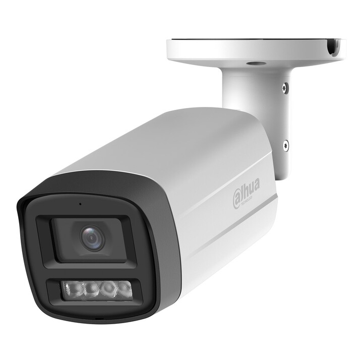 Telecamera di sicurezza CCTV Dahua Technology Lite HAC-HFW1801TH-IL-A Bullet (a forma di proiettile) per interni ed esterni, 384