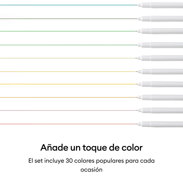 Cricut Bolígrafos De Punta Fina De 0.4 Mm, Gama Ultimate (30 Uds.) + Adaptador