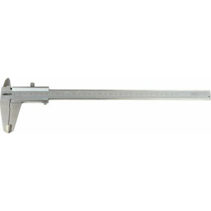 Insize 1205-300S, calibro di precisione 300 mm, acciaio, argento