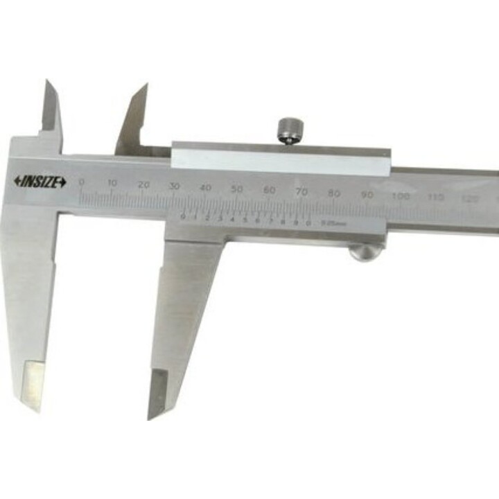 Insize 1205-300S, calibro di precisione 300 mm, acciaio, argento