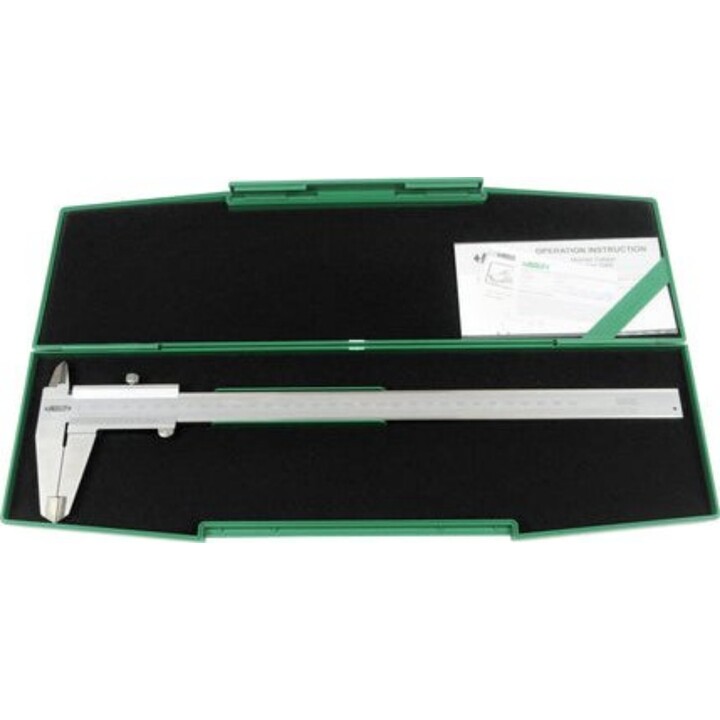 Insize 1205-300S, calibro di precisione 300 mm, acciaio, argento