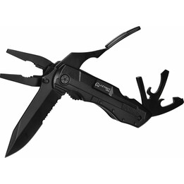 AZYMUT Gron, 11-in-1 Multi-Tool with 9 Bits, Black