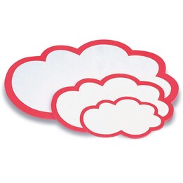 Tarjetas de moderación magnetoplan 61,0 x 37,0 cm blanco/rojo