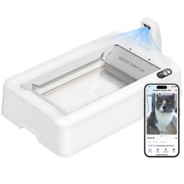 Petkit Purobot Crystal Duo - Bac à litière pour chats