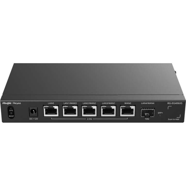 Reyee RG-EG406XS Router gestionado en nube 2.5G con puerto SFP+ 10G