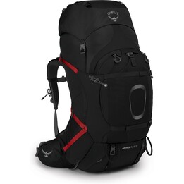 Mochila técnica de expedición para hombre Osprey Aether Plus 70 con DayLid™ Daypack y suspensión AirScape™.