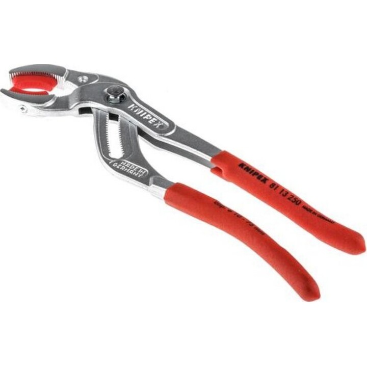 Knipex 2796198, Pinze per sifoni e connettori 250 mm, rosso