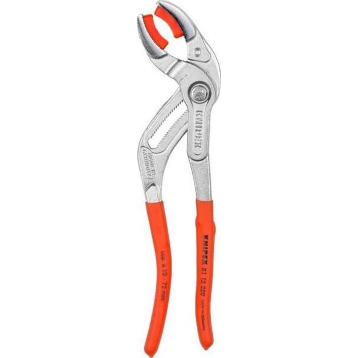 Knipex 2796198, Pinze per sifoni e connettori 250 mm, rosso