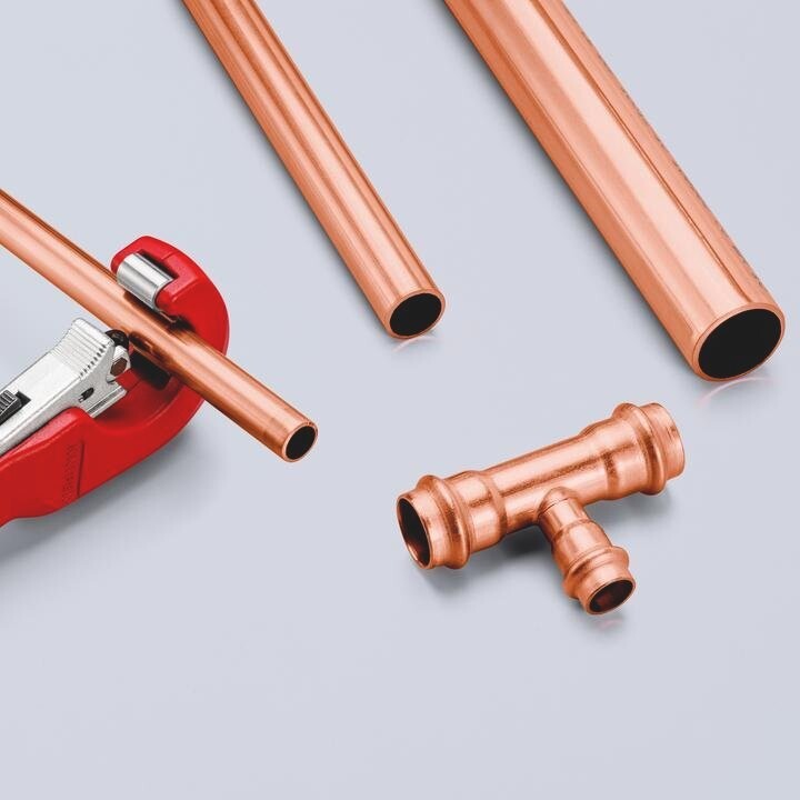Knipex 903102SB, Tagliatubi Tubix, rosso/blu