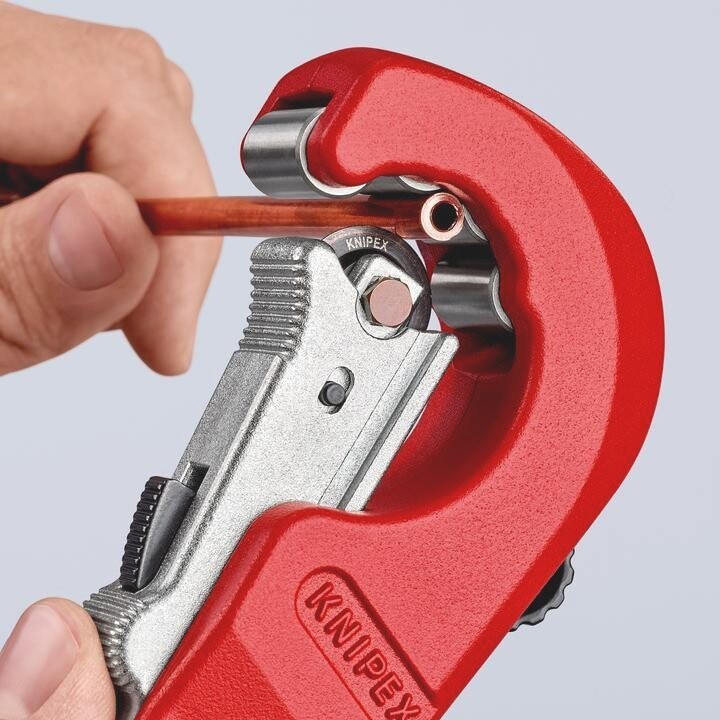 Knipex 903102SB, Tagliatubi Tubix, rosso/blu