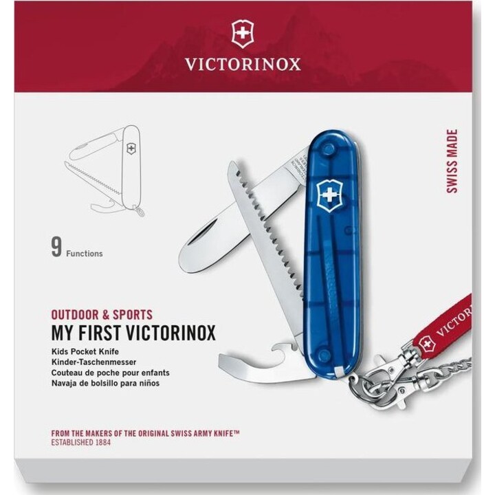 Victorinox Mi Primera Victorinox, Navaja Suiza, Azul